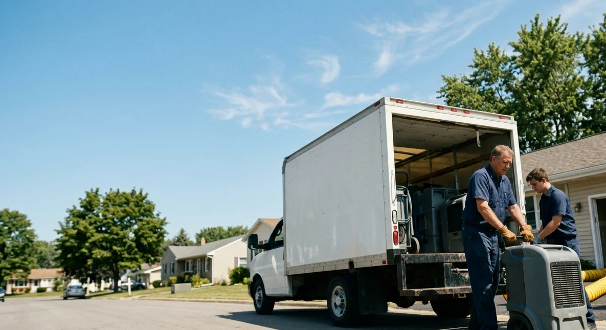 Water Damage Cleanup in West Burlington, IA near me